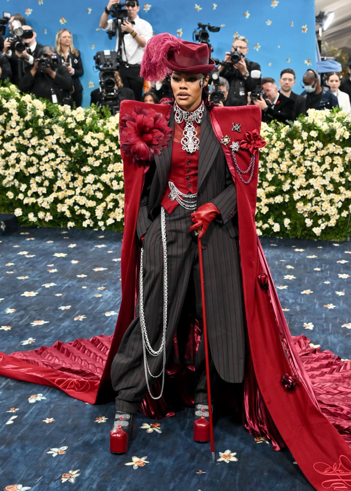 Teyana Taylor at The 2025 Met Gala Celebrating "Superfine: Tailoring Black Style" held at the Metropolitan Museum of Art on May 05, 2025 in New York, New York. (Photo: Michael Buckner/Penske Media via Getty Images)