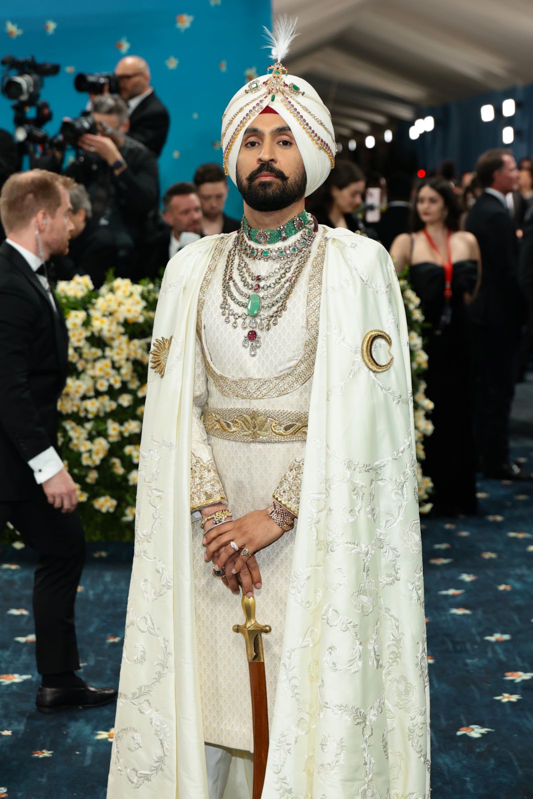Diljit Dosanjh in regal traditional attire at Met Gala 2025 (Photo: Getty Images)