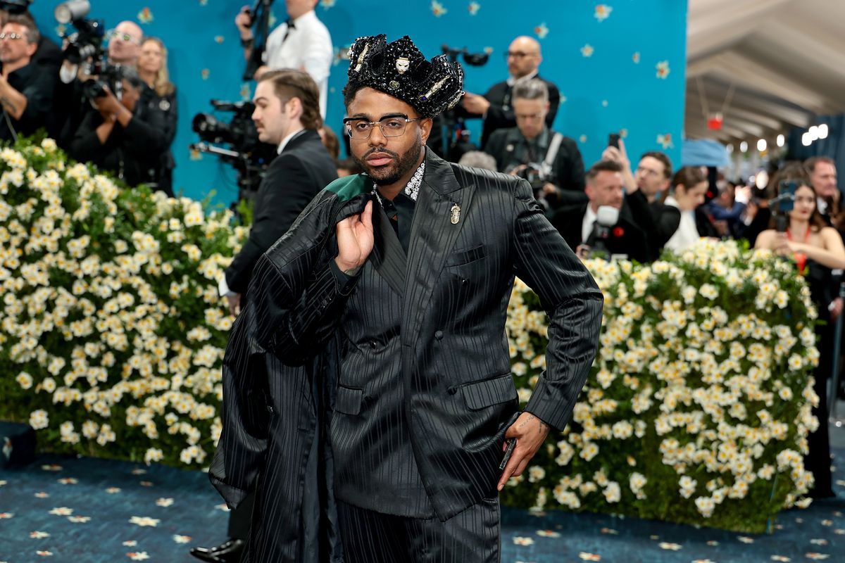 Chef Kwame Onwuachi walks the red carpet (Image: Eater NY)