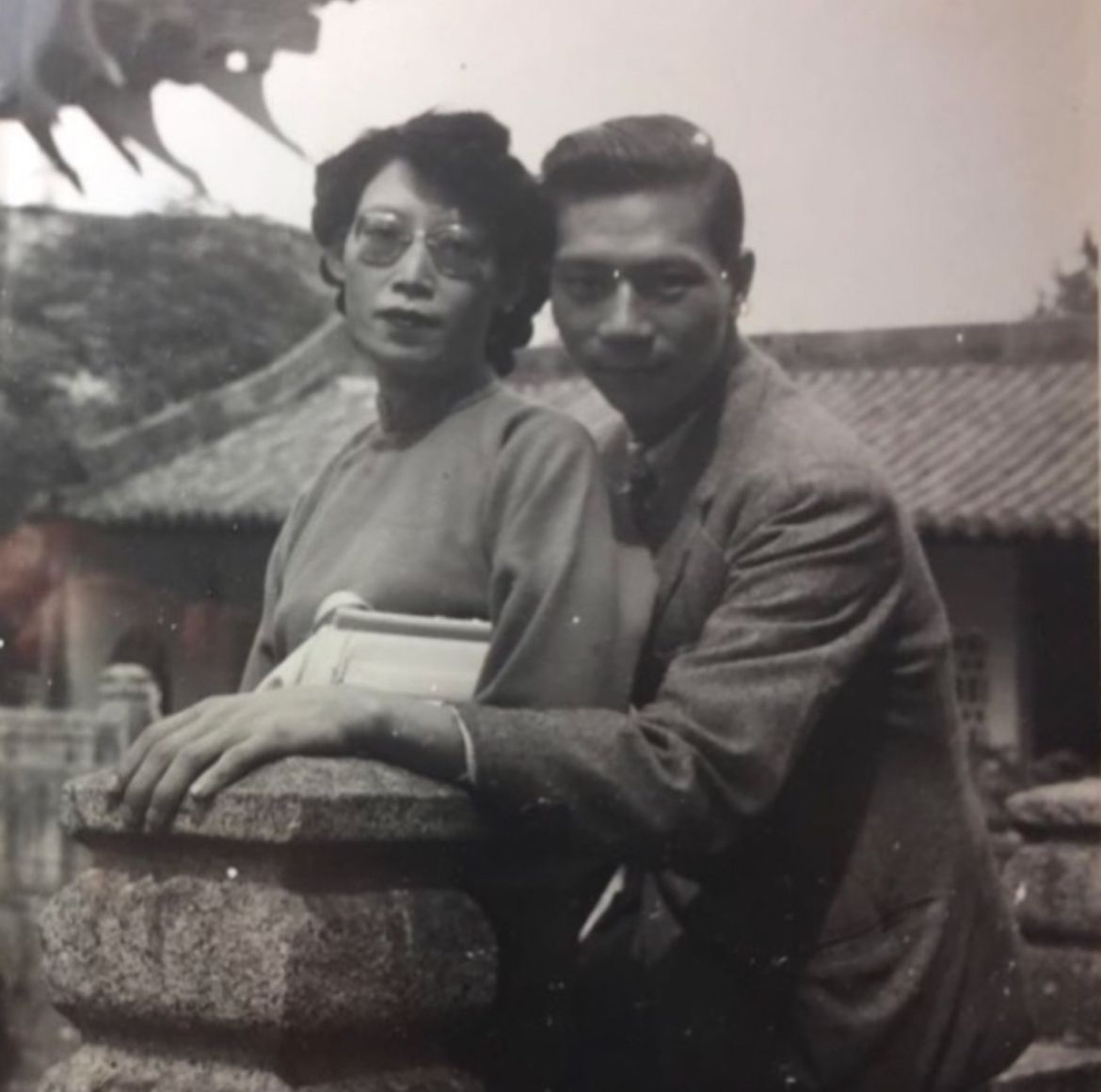 Liang’s mother decked out in pearls (Photo: courtesy of Christy Liang)