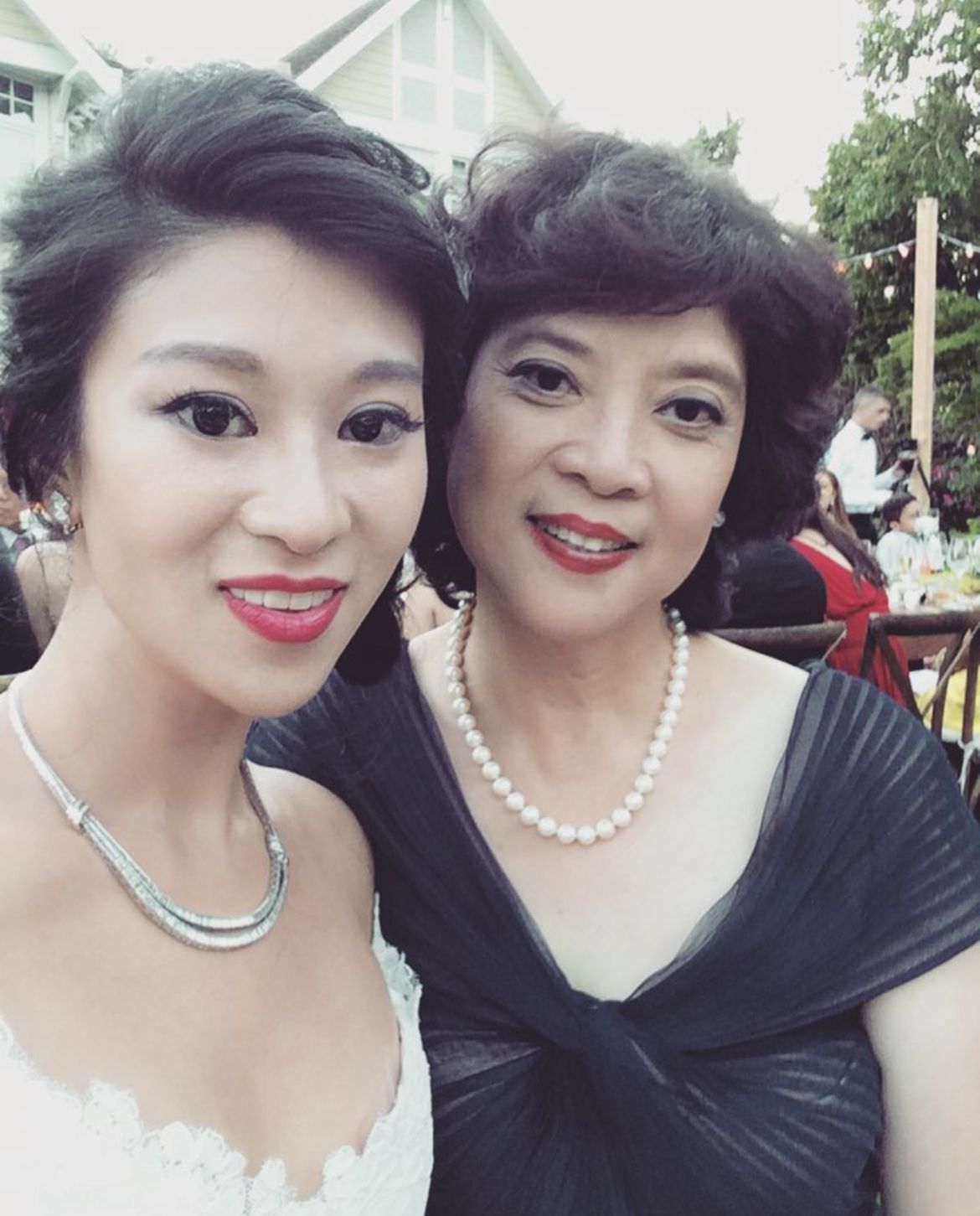 Christy Liang shares her love for pearls with her mother (Photo: courtesy of Christy Liang)
