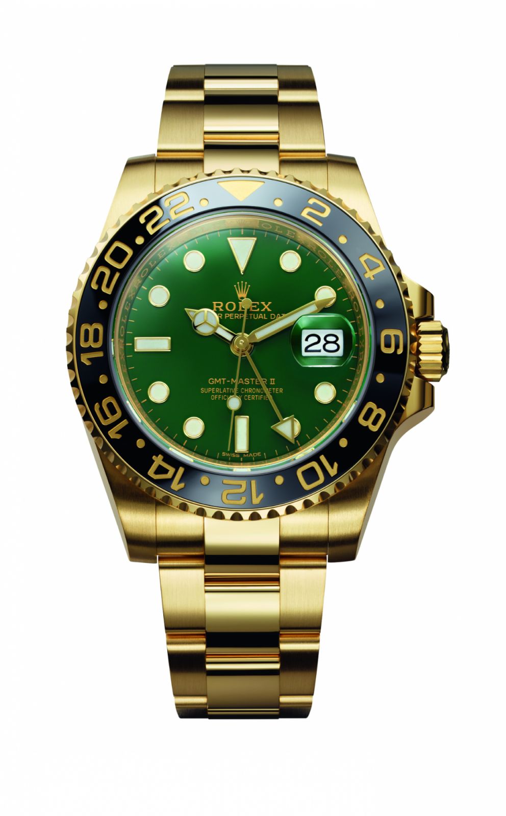First GMT-Master II featuring a Cerachrom bezel insert in Ceramic (2005)
