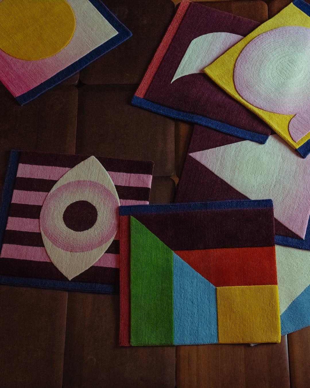 Each rug is both artwork and object balancing abstraction and symbolism (Photo: Instagram / @cc_tapis)