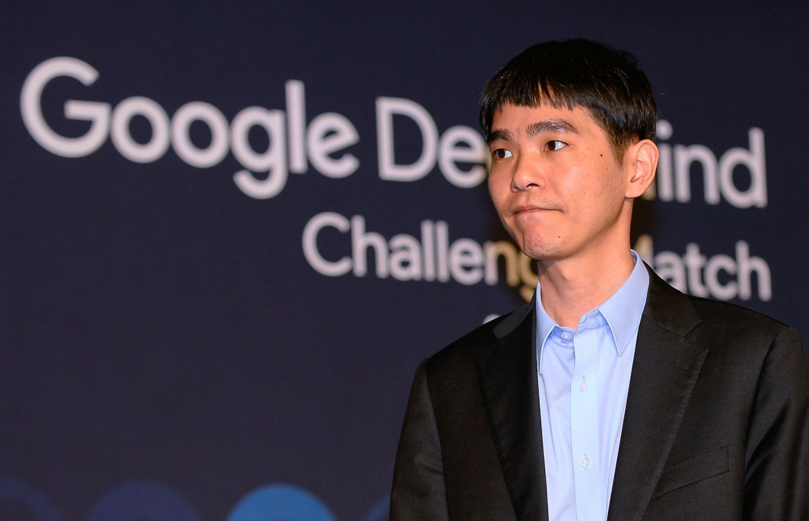 SEOUL, SOUTH KOREA - MARCH 10: South Korean professional Go player Lee Se-Dol attends the press conference after the match against Google's artificial intelligence program, AlphaGo on March 10, 2016 in Seoul, South Korea. Google's computer program AlphaGo defeated its human opponent, South Korean professional Go player Lee Se-Dol in the second game. (Photo by Kim Min-Hee-Pool/Getty Images)