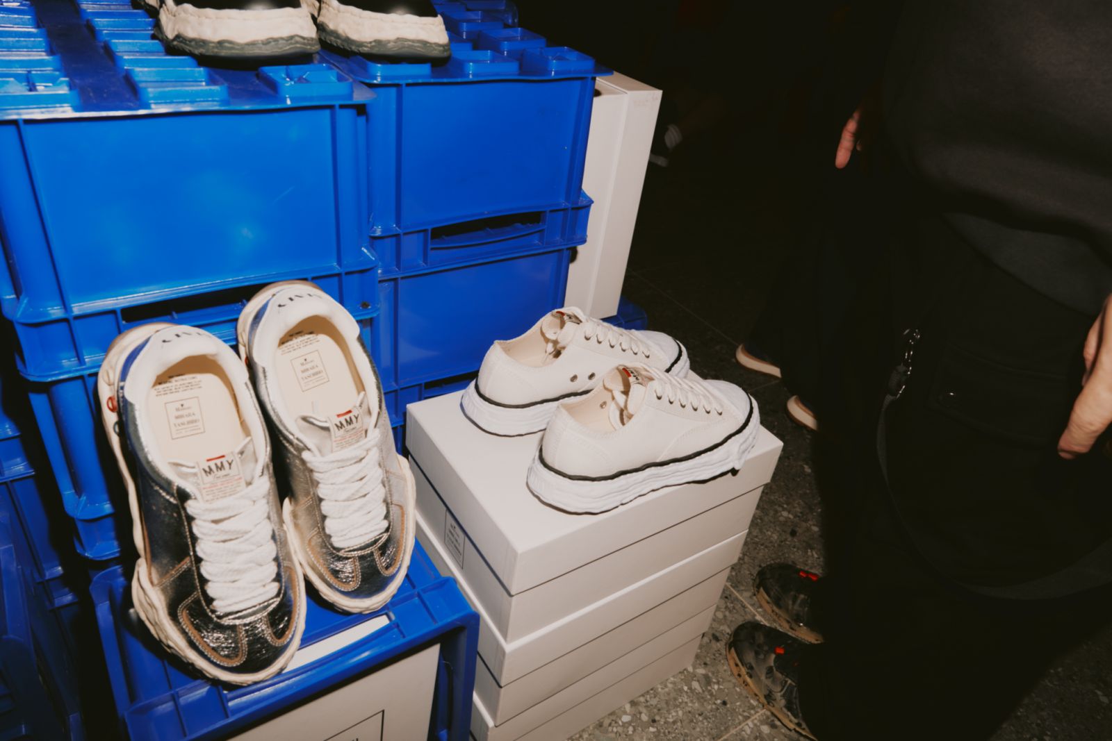 Maison Mihara Yasuhiro sneakers on display at Studio Dimensione in BGC (Photo: courtesy of Bench)