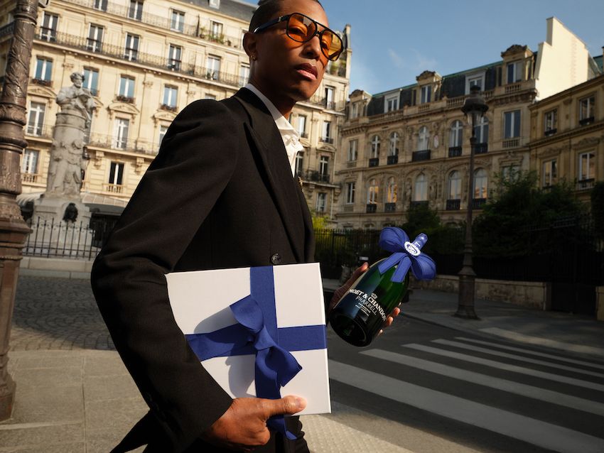Pharrell Williams and Moët & Chandon’s limited-edition champagne collection