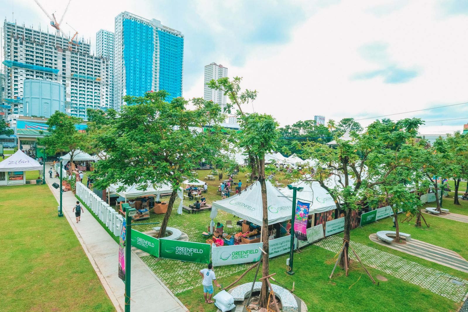 One of the parks at the Greenfield District in Mandaluyong City (Photo: Greenfield)