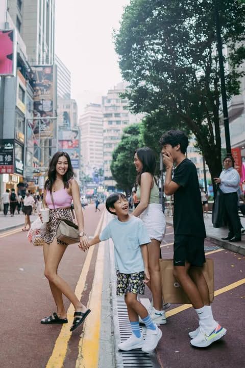 Mikaela Lagdameo with her kids (Photo: Mikaela Lagdameo)