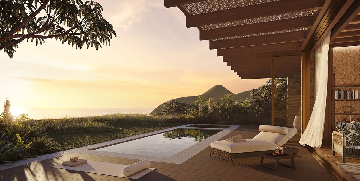 Slated to open in 2028, Capella Kenting offers sweeping views of the azure sea and spectacular sunsets