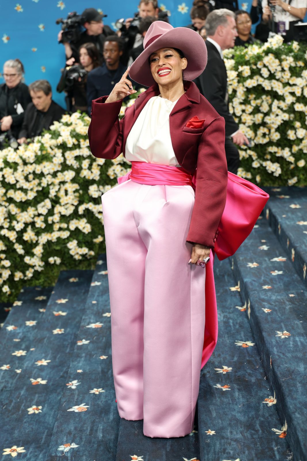 NEW YORK, NEW YORK - MAY 05: Tracee Ellis Ross attends the 2025 Met Gala Celebrating "Superfine: Tailoring Black Style" at Metropolitan Museum of Art on May 05, 2025 in New York City. (Photo by Michael Loccisano/GA/The Hollywood Reporter via Getty Images)