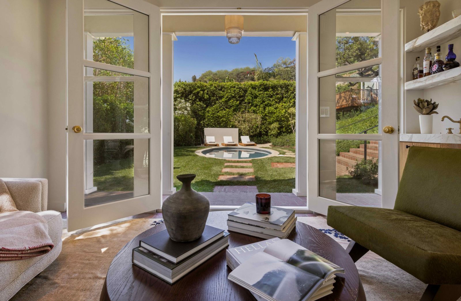 A picture perfect view from the artist’s studio