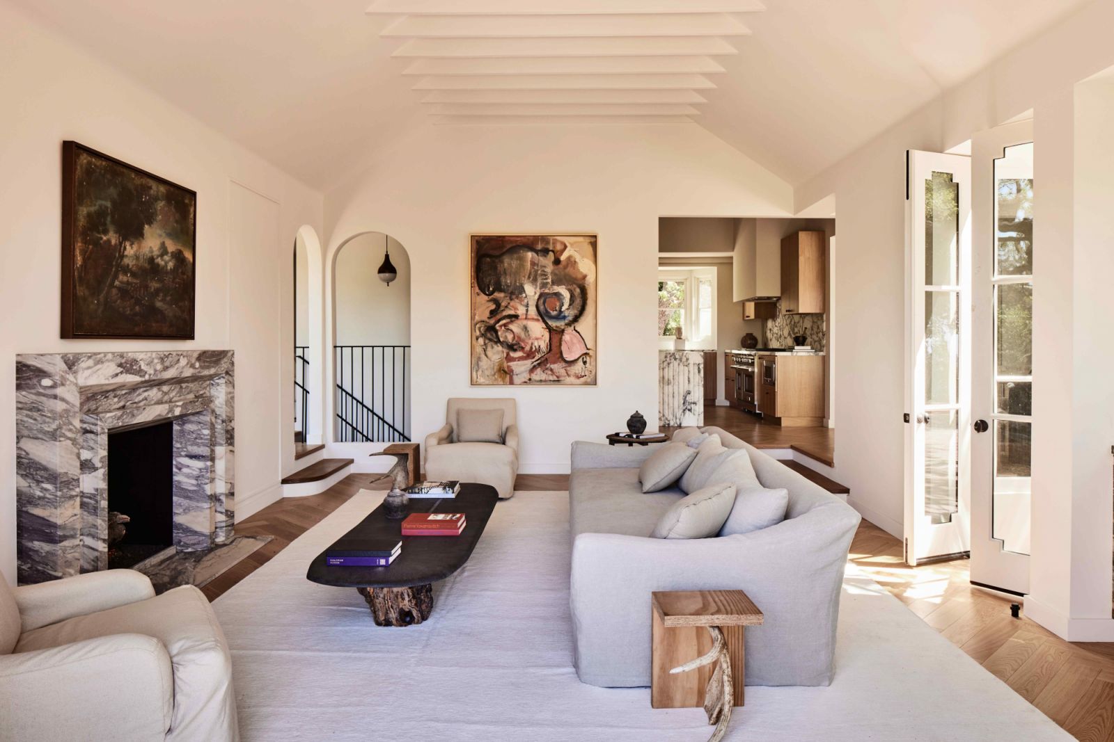 The Oliver Gustav sofa emphasises togetherness in the cosy living area
