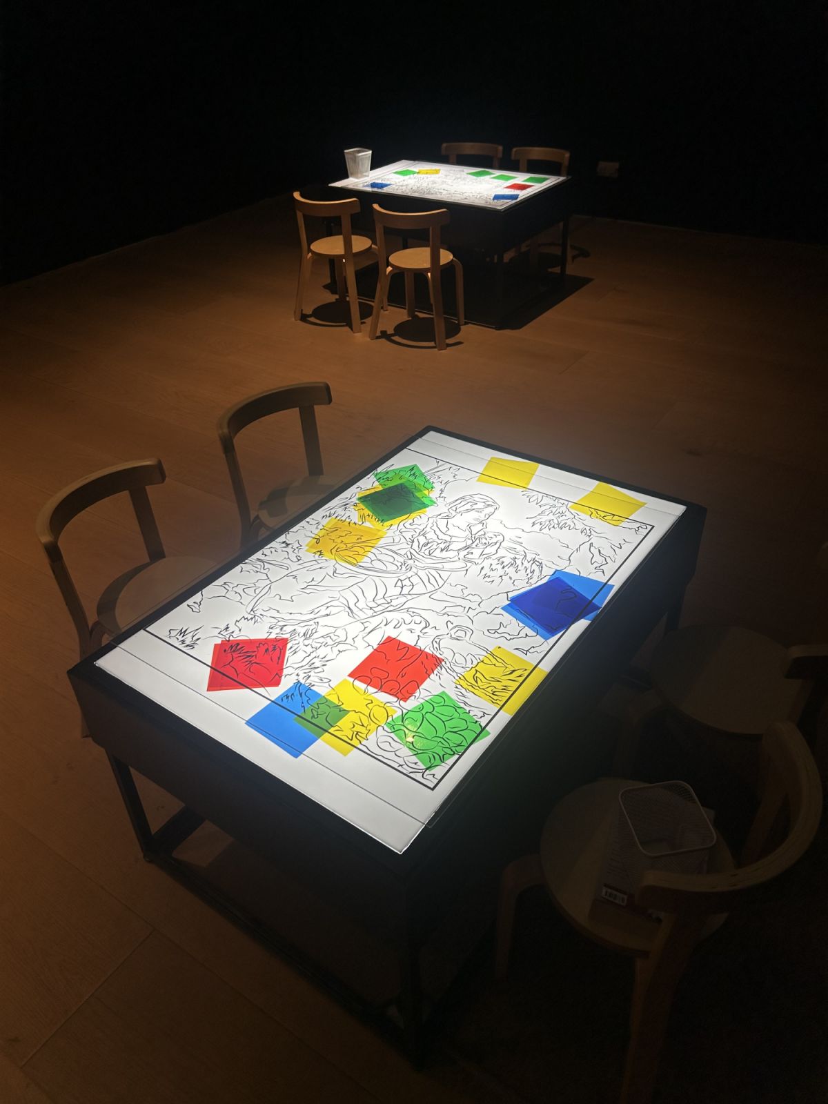 An interactive Light Station in ‘Amorsolo: Chroma’ (Photo: courtesy of the Ayala Foundation)