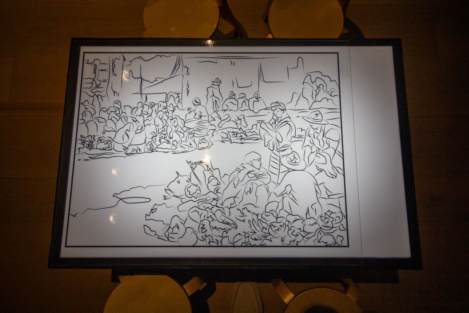 One of the Light Stations in ‘Amorsolo: Chroma’ (Photo: courtesy of the Ayala Foundation)
