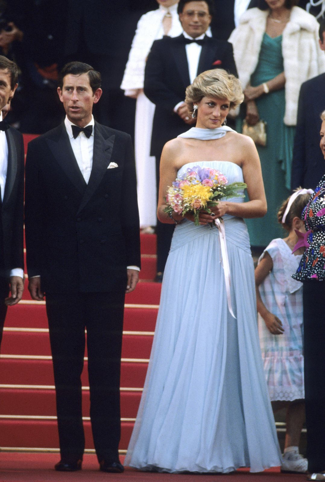 Princess Diana and Prince Charles (now King of England) at Cannes Film Festival 1987