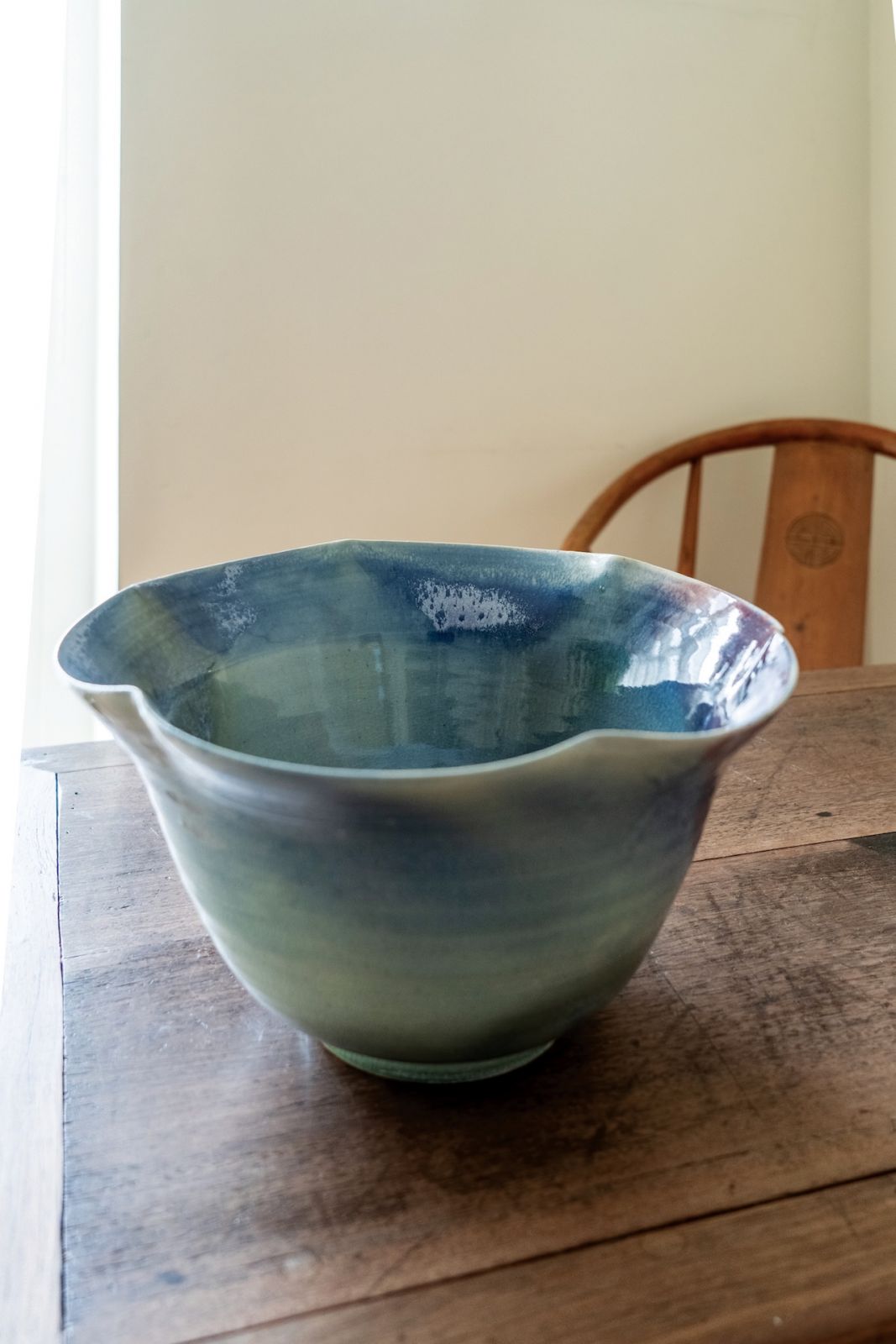 A glazed bowl in Yola Johnson's home