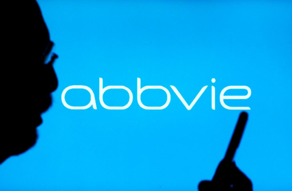 GERMANY - 2025/01/19: In this photo illustration, the AbbVie logo seen displayed on a monitor. (Photo Illustration by Valera Golovniov/SOPA Images/LightRocket via Getty Images)