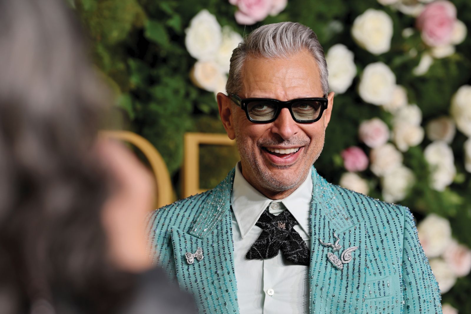 BEVERLY HILLS, CALIFORNIA - JANUARY 05: Jeff Goldblum attends the 82nd Annual Golden Globe Awards at The Beverly Hilton on January 05, 2025 in Beverly Hills, California. (Photo by Amy Sussman/Getty Images)