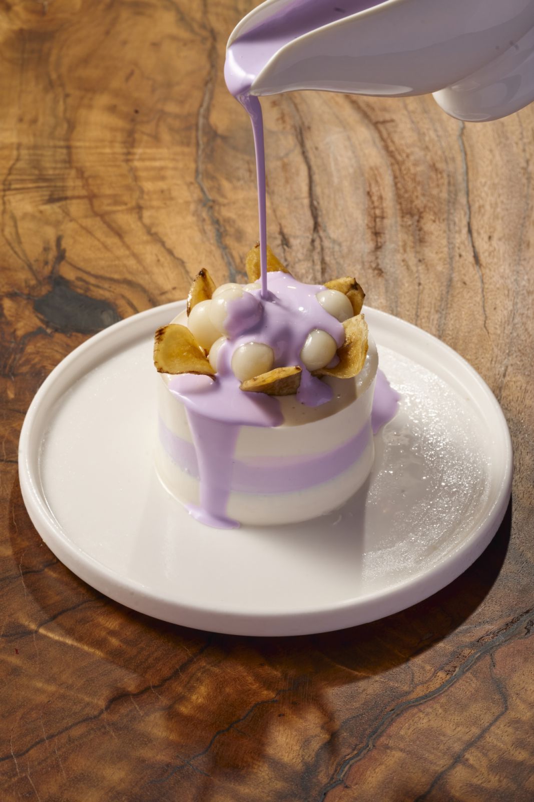 Binignit panna cotta