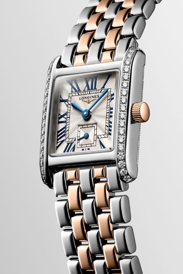 Longines Mini DolceVita set with diamonds