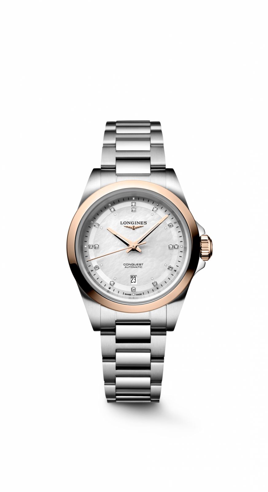 Longines Mini DolceVita with mother-of-pearl dial
