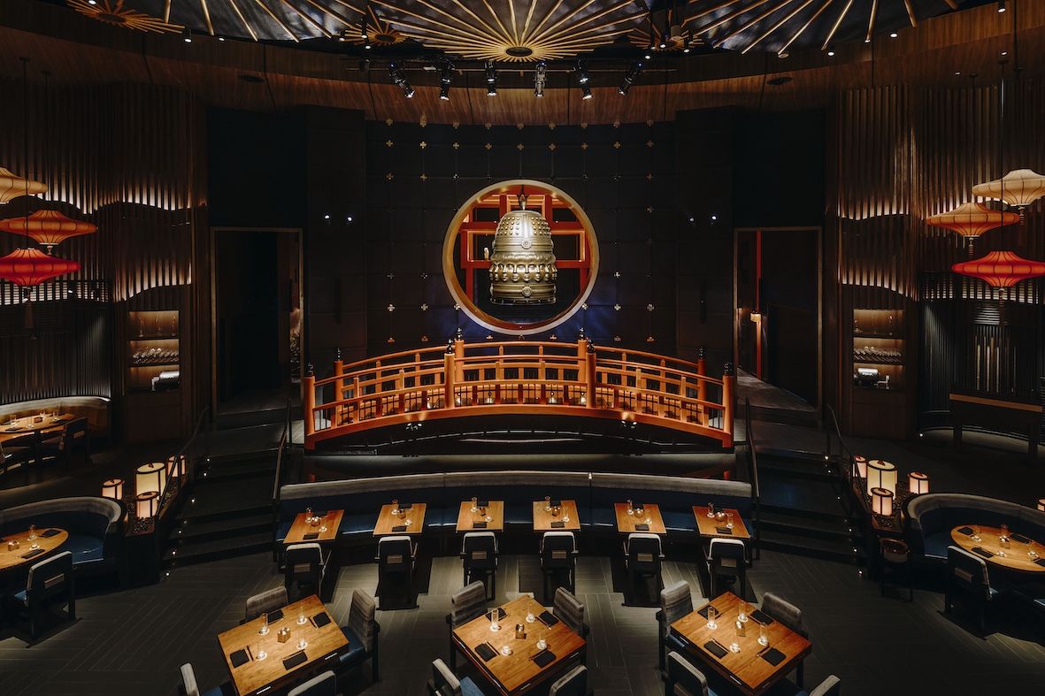The main dining room at Koma Singapore