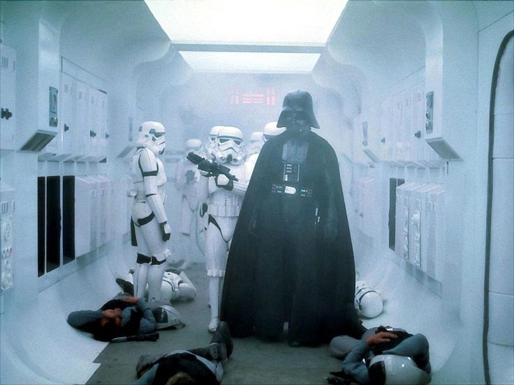 Imperial uniforms and Darth Vader’s imposing black attire deliberately echo those of the Nazi Schutzstaffel (Photo: Pinterest)
