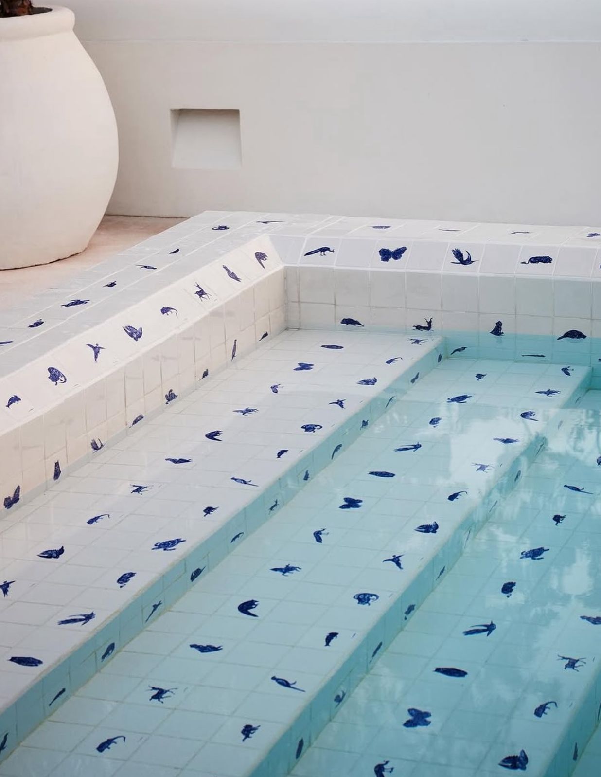 The swimming pool at Hotel Esencia in Xpu Há, Mexico (Photo: Instagram / Hotel Esencia)