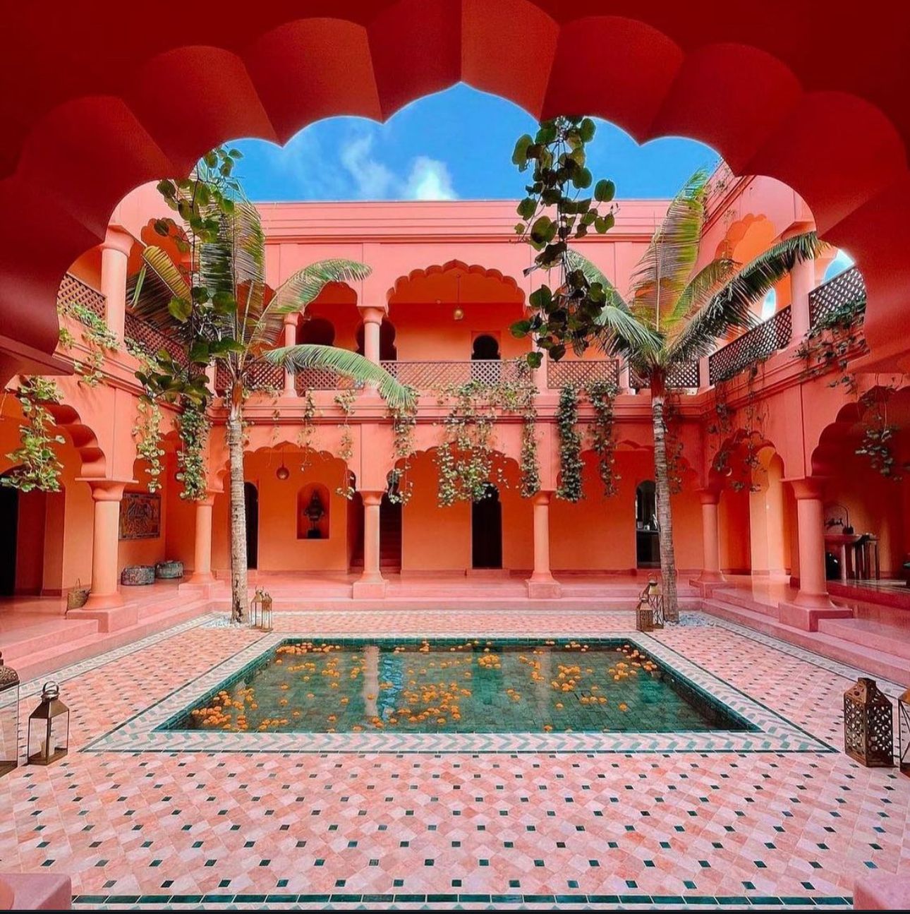 The swimming pool at Bali Body Works Spa (Photo: Instagram / Bali Body Works Spa)
