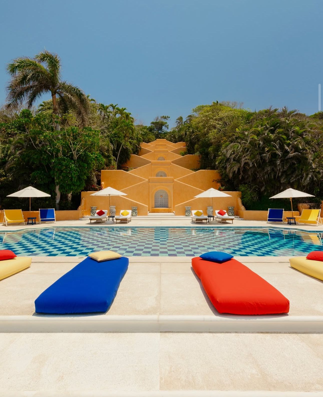 The swimming pool at Cuix Mala in the Chamela Cuixmala Biosphere Reserve, Mexico (Photo: Instagram / Cuixmala)
