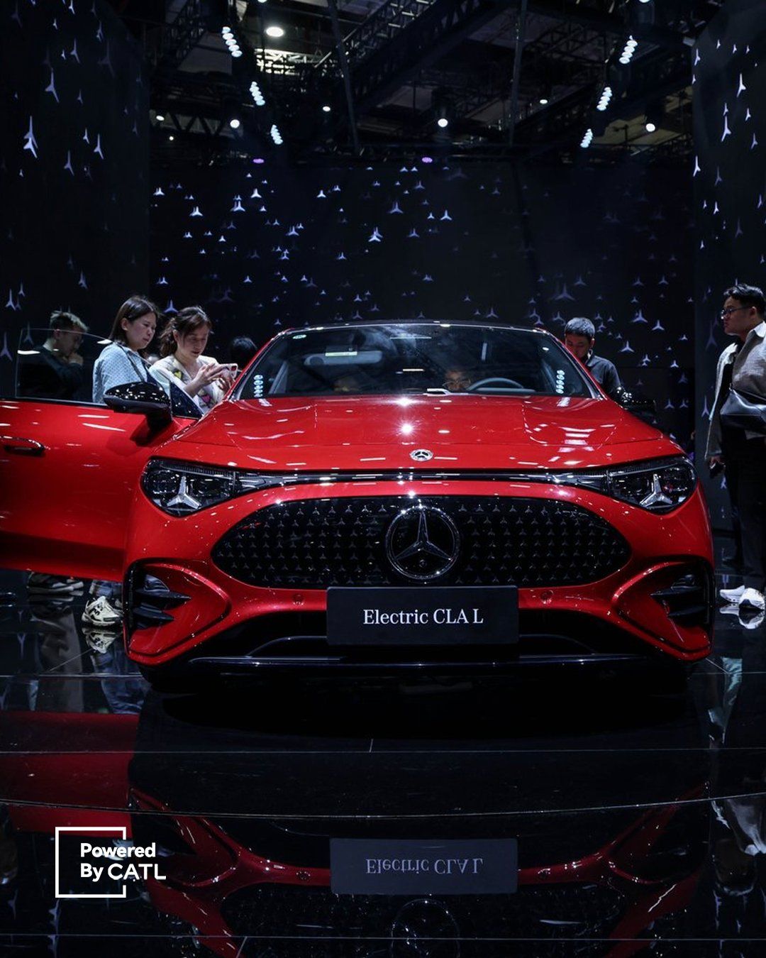 The Mercedes Benz CLA is powered by a CATL battery giving it a range of 750 km (Photo: CATL)