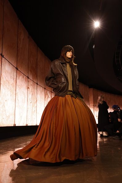 Ambiance at the Saint Laurent Fall RTW 2025 fashion show as part of Paris Fashion Week on March 11, 2025 in Paris, France. (Photo by Aitor Rosas Sune/WWD via Getty Images)