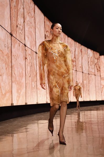 Ambiance at the Saint Laurent Fall RTW 2025 fashion show as part of Paris Fashion Week on March 11, 2025 in Paris, France. (Photo by Aitor Rosas Sune/WWD via Getty Images)