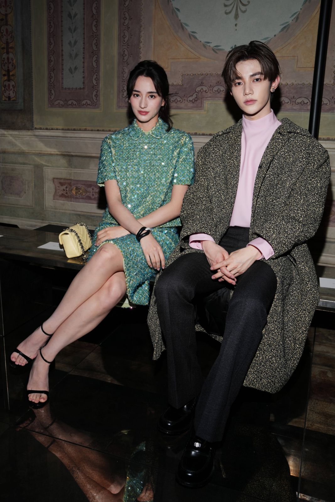 FLORENCE, ITALY - MAY 15: Vanda Margraf and attend Zhang Hao the Gucci Cruise 2026 fashion show at Gucci Archive on May 15, 2025 in Florence, Italy. (Photo by Alena Zakirova/Getty Images for Gucci)