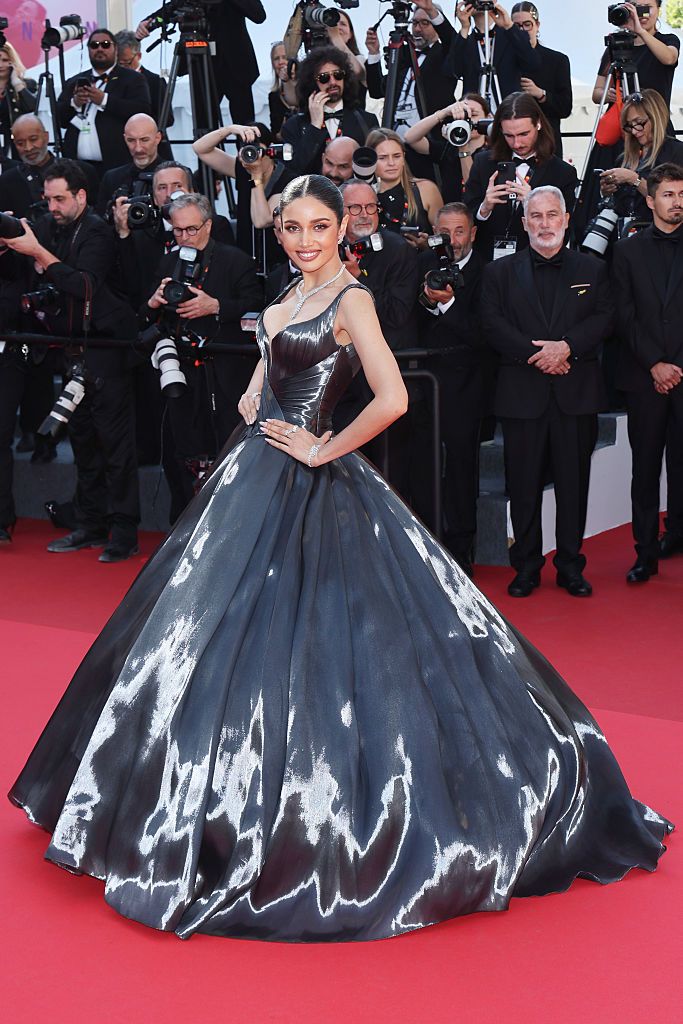 CANNES, FRANCE - MAY 15: Veena Praveenar Singh attends the "Dossier 137" (Case 137)" red carpet at the 78th annual Cannes Film Festival at Palais des Festivals on May 15, 2025 in Cannes, France. (Photo by Ernesto Ruscio/Getty Images)