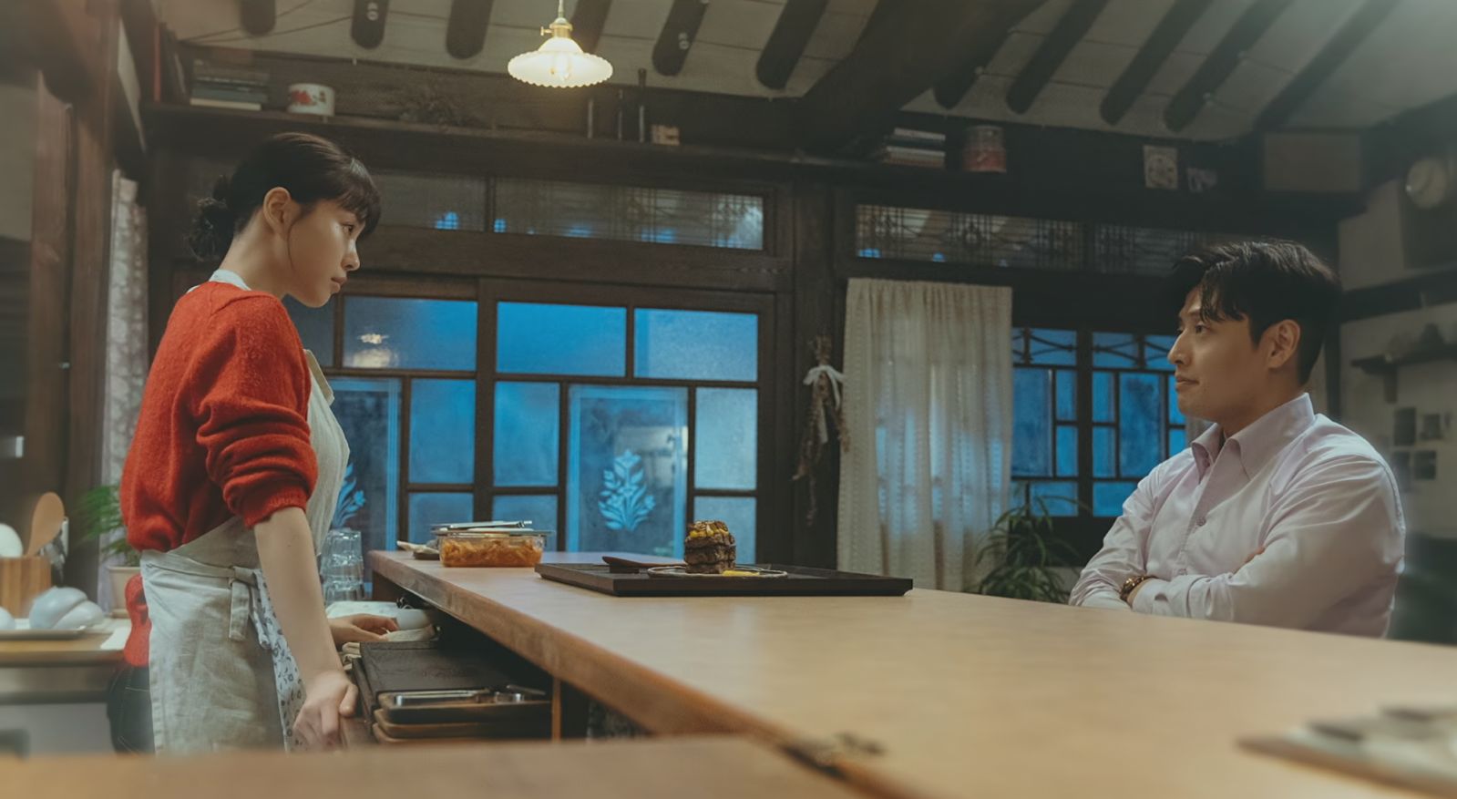 Theirs romance bubbling beneath the surface. (Photo: screencap from ‘Tastefully Yours’, Netflix)