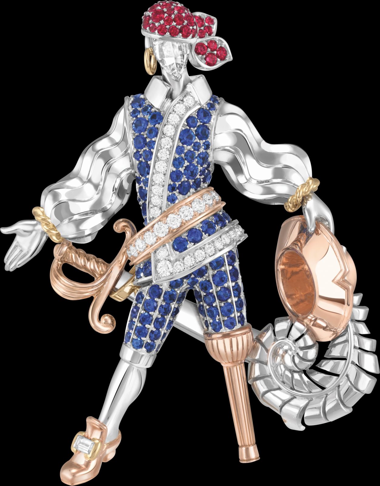 Pirate John clip (Photo: courtesy of Van Cleef & Arpels)