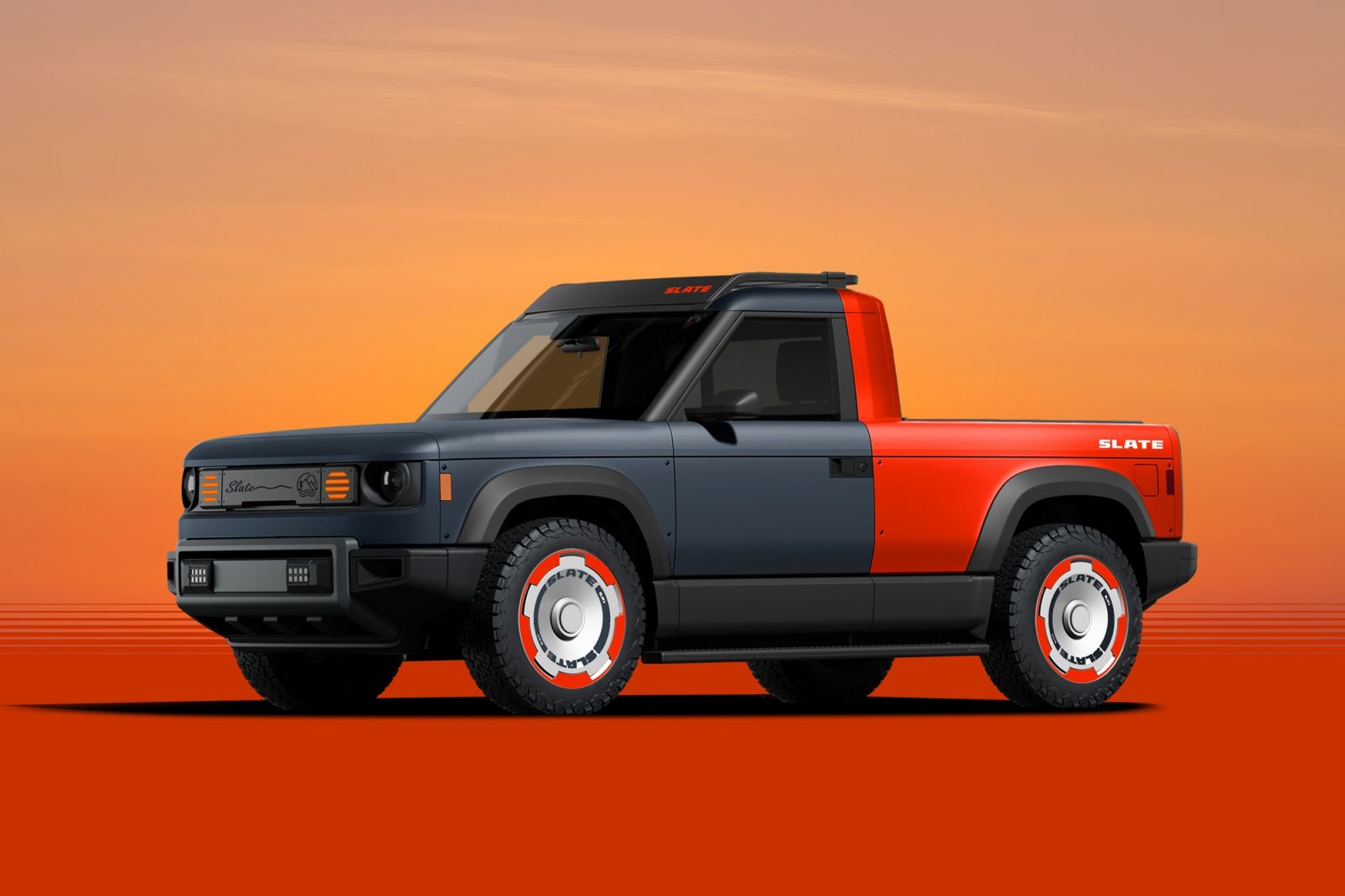 The online configurator can be used to create a fully customized Slate (Photo: Slate Auto)