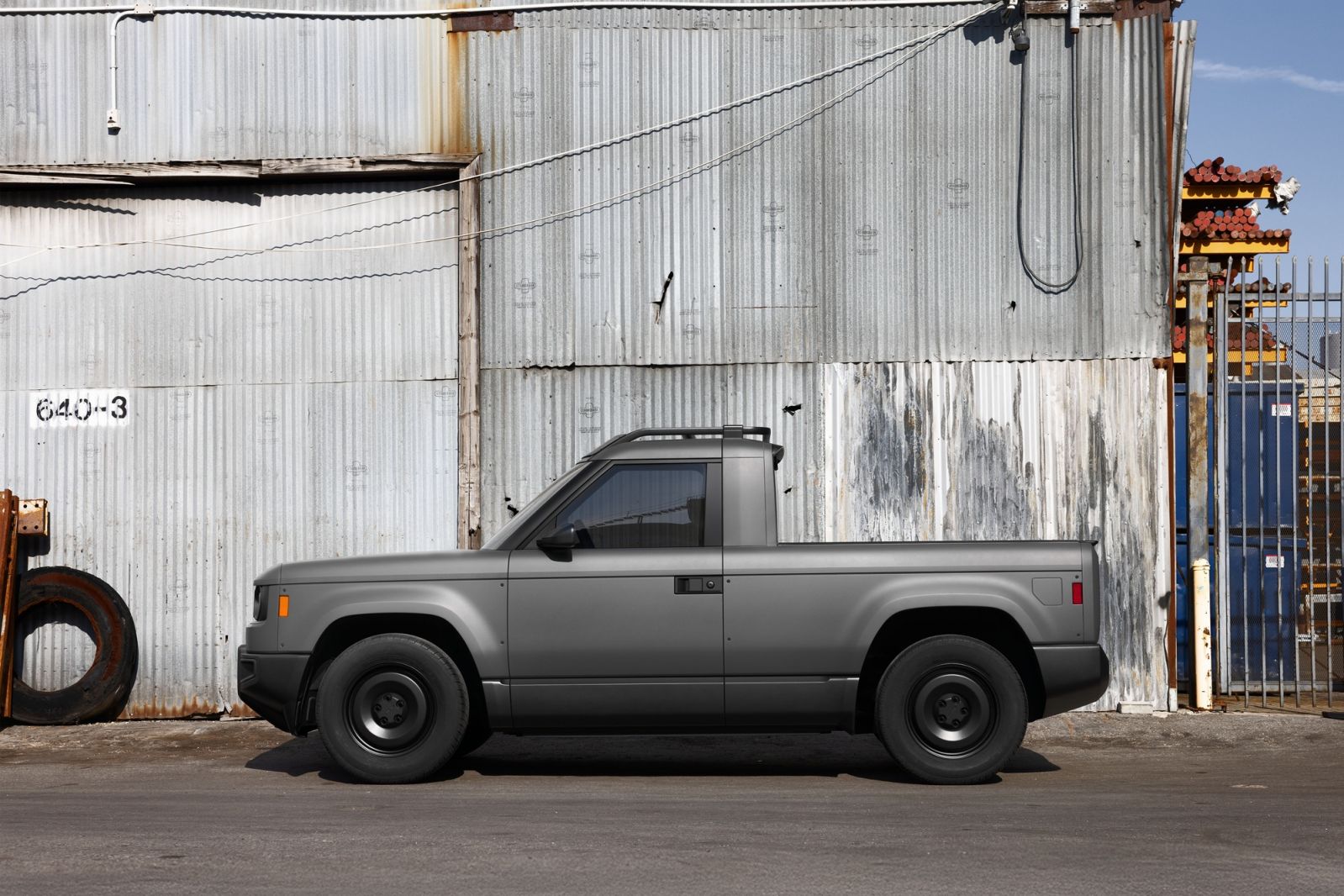 The Slate comes in a base pickup form with two seats (Photo: Slate Auto)