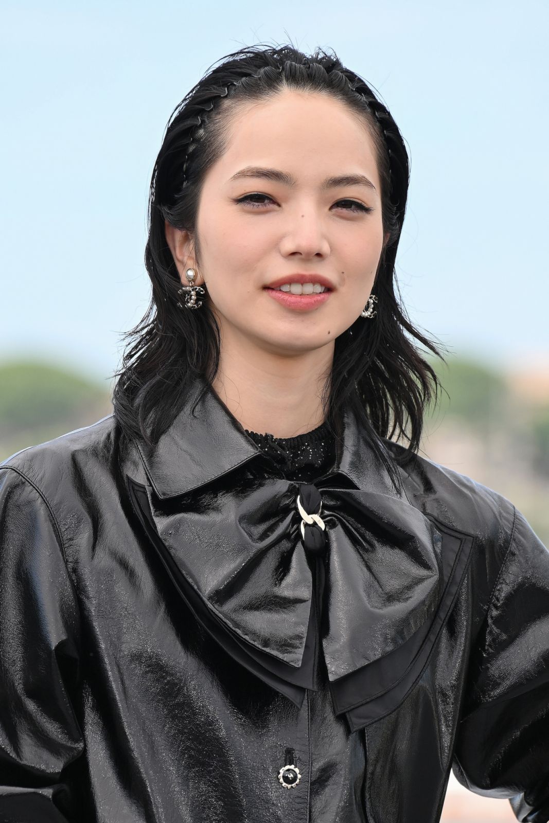 CANNES, FRANCE - MAY 19: Nana Komatsu during the "Exit 8" photocall at the 78th annual Cannes Film Festival at Palais des Festivals on May 19, 2025 in Cannes, France. (Photo by Dominique Charriau/WireImage)