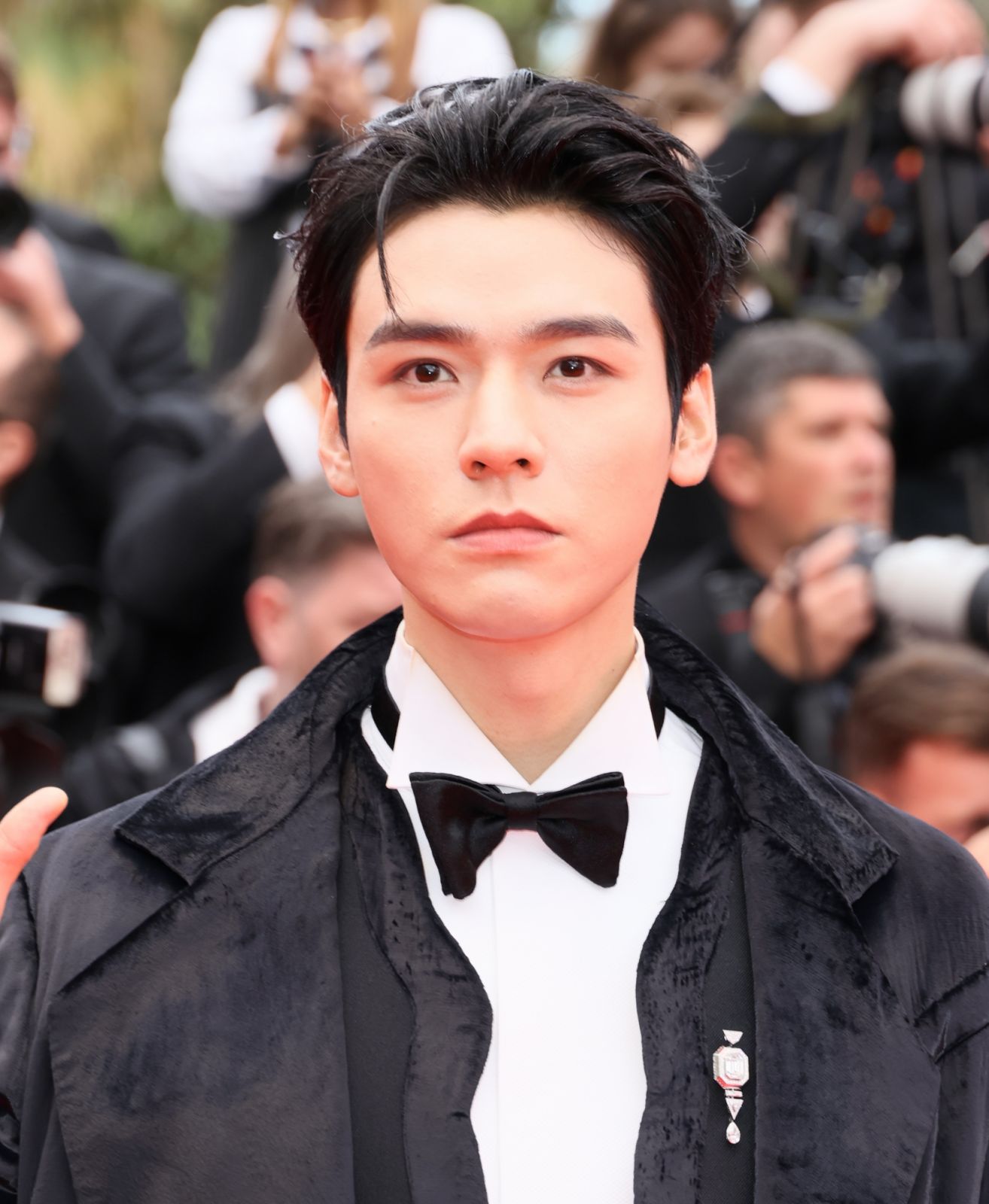 CANNES, FRANCE - MAY 13: Gong Jun attends the red carpet for the opening ceremony and "Partir Un Jour" (Leave One Day) screening at the 78th annual Cannes Film Festival at Palais des Festivals on May 13, 2025 in Cannes, France. (Photo by JB Lacroix/FilmMagic)