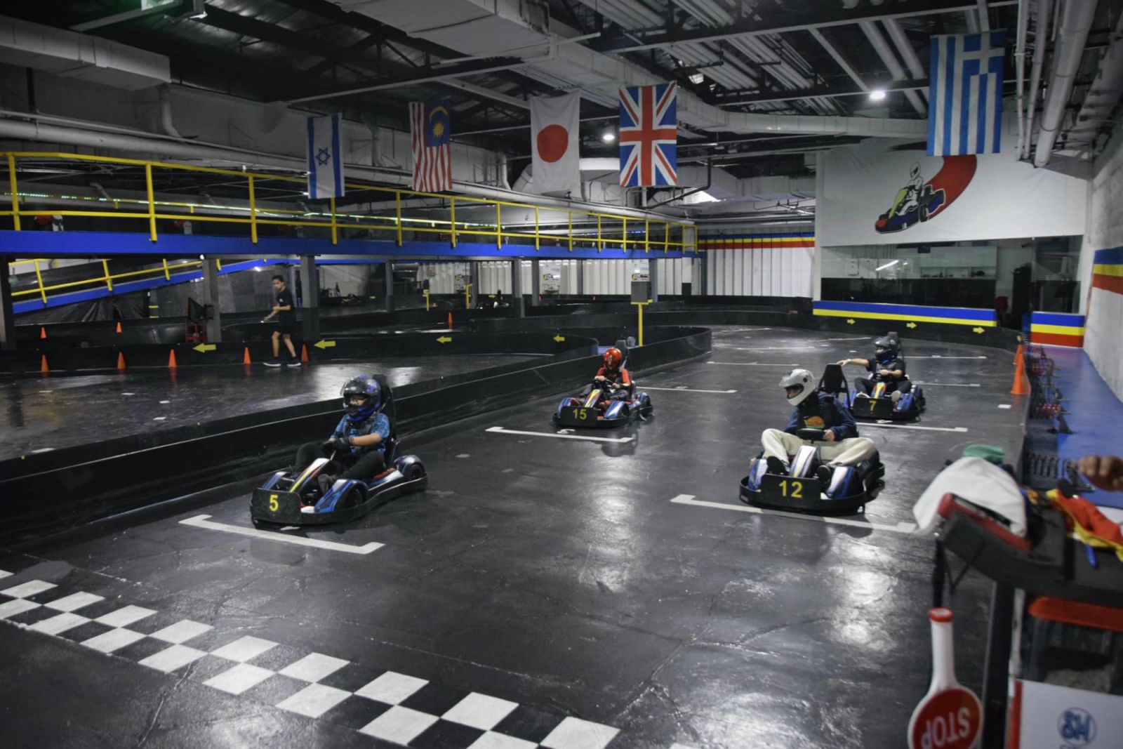EKartRaceway’s indoor multi-level track (Photo: EKartRaceway)