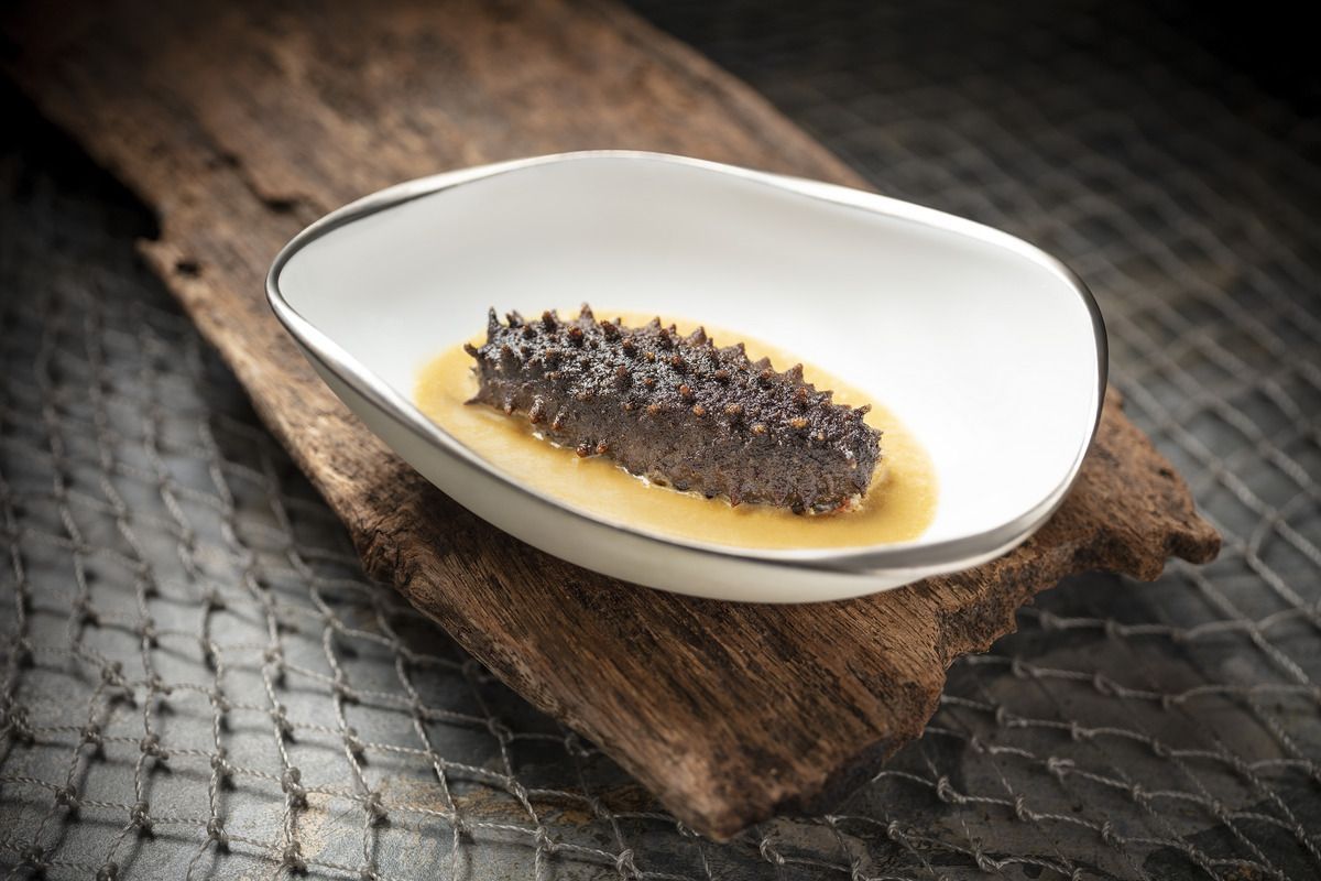 Vea's roasted sea cucumber
