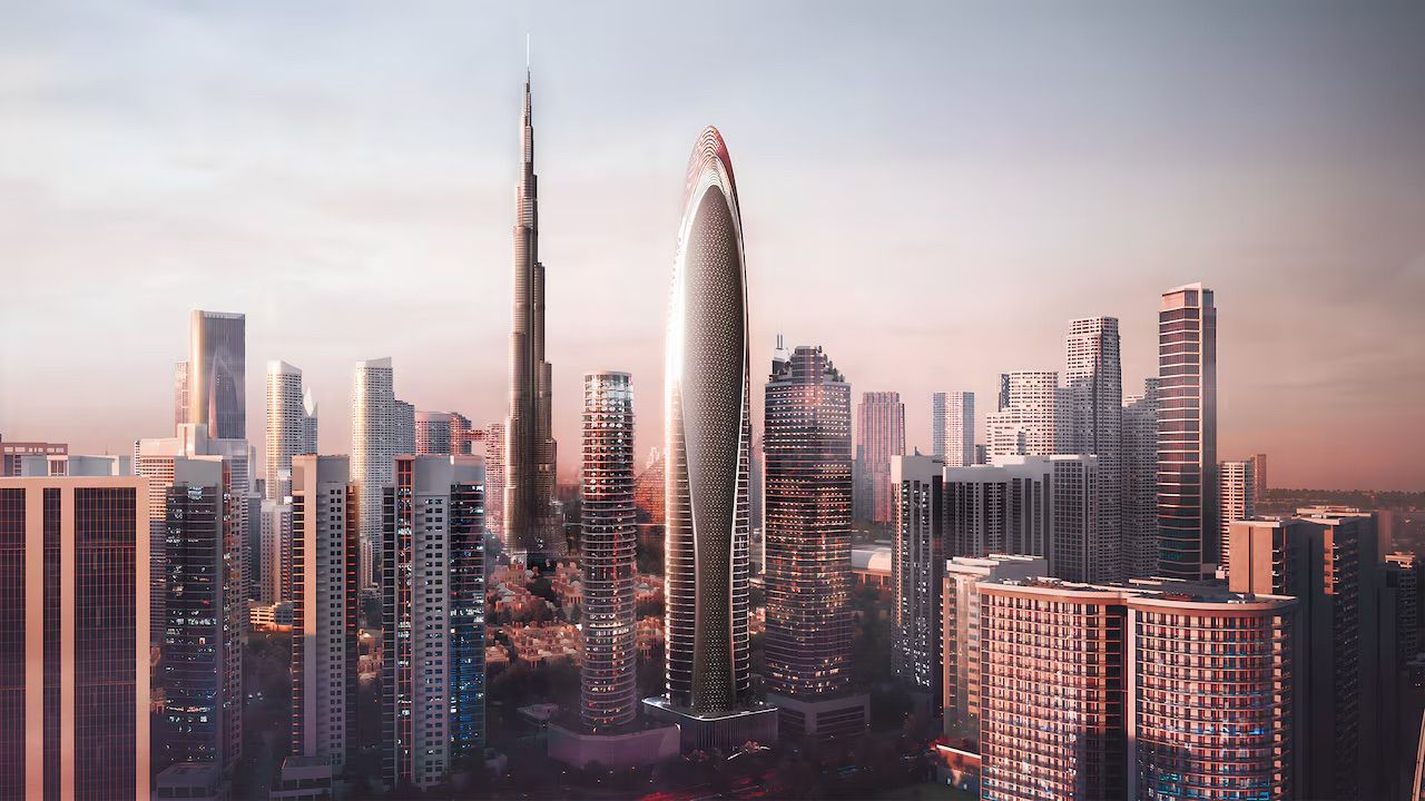Mercedes‑Benz Places in Dubai will showcase a unique elliptical exterior reminiscent of the sleek lines of the VISION EQXX and Concept CLA Class