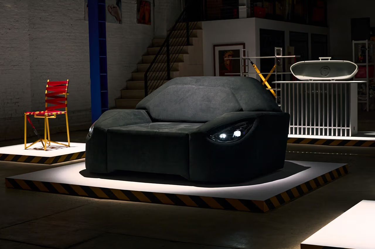 MSCHF and Mercedes-AMG debuted a conceptual furniture collection for NYCxDesign 2025 at MSCHF’s Brooklyn studio (Photo: MSCHF)