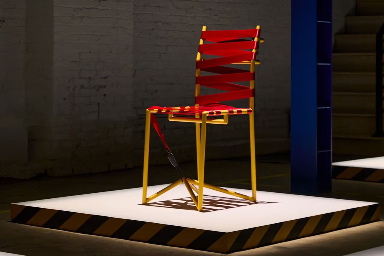 The sculptural collection transforms AMG components into irreverent objects like ergonomic chairs (Photo: MSCHF)