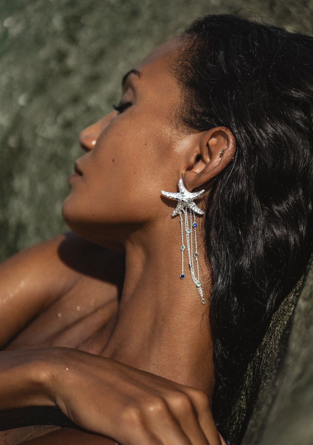 Silver Star Sea earrings by Bohème SG (Photo: Bohème SG)
