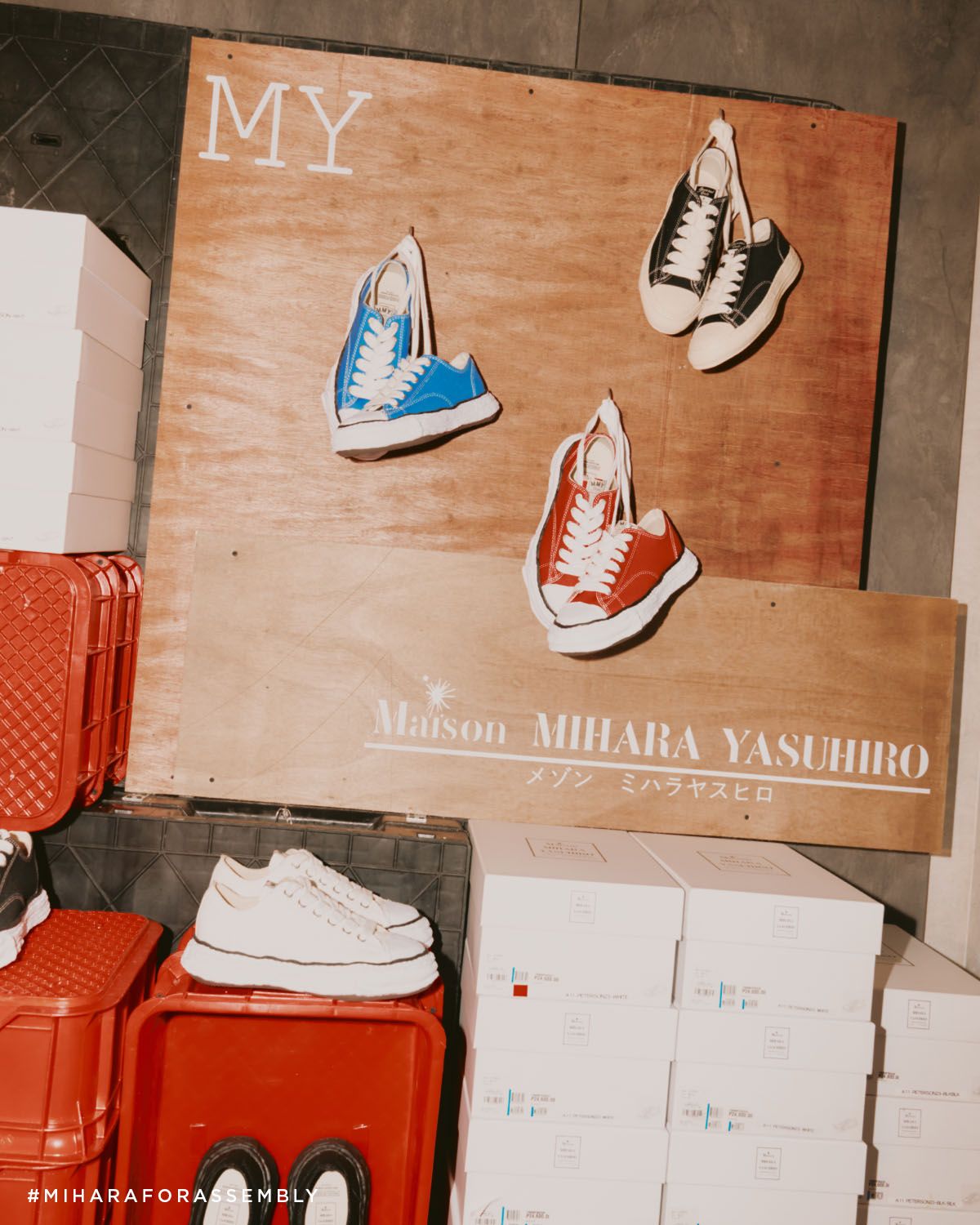 Footwear by Maison Mihara Yasuhiro on display at the Studio Dimensione showroom at One Parkade, BGC (Photo: courtesy of Bench)