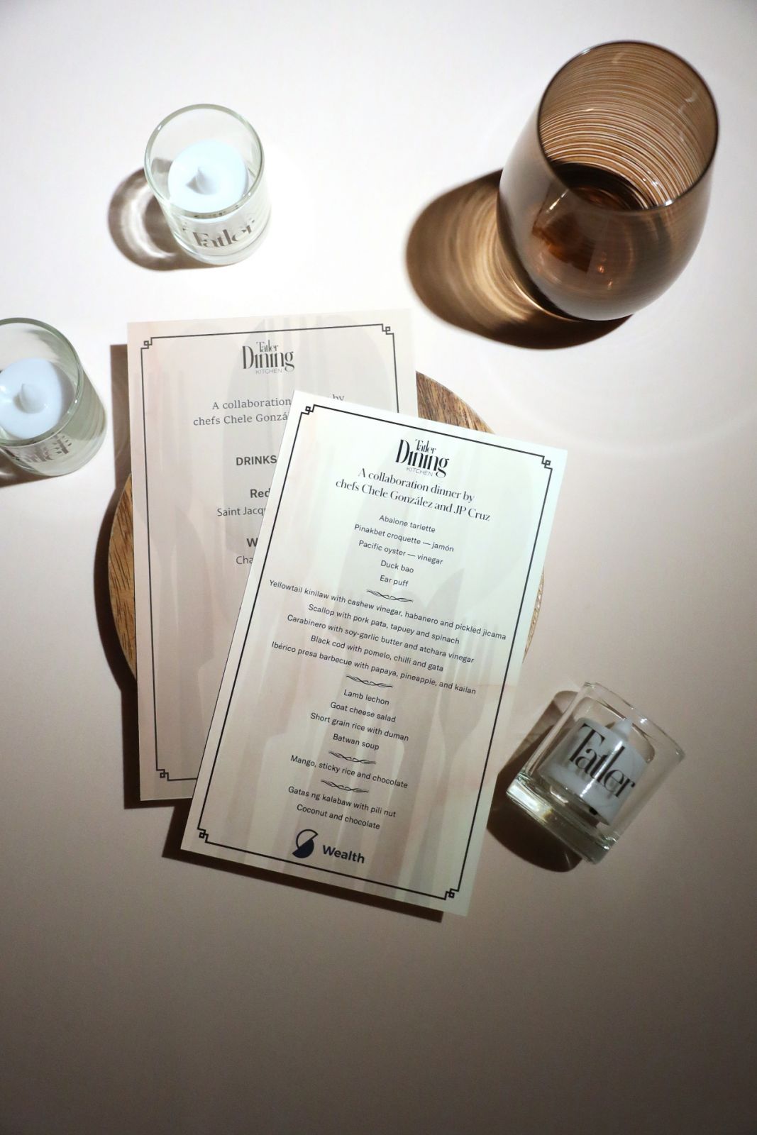 Tatler Dining Kitchen with chefs JP Cruz & Chele González