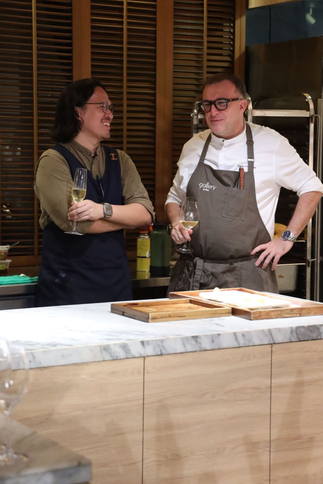 Tatler Dining Kitchen with chefs JP Cruz & Chele González